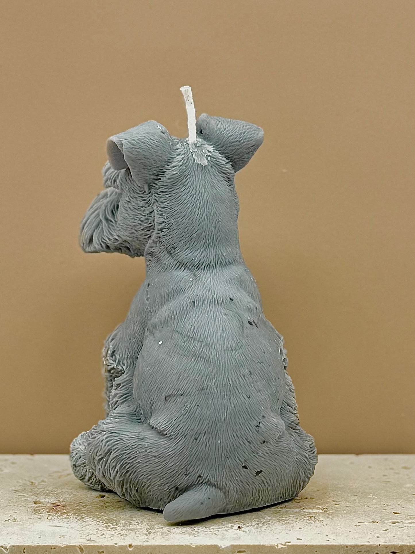 Świeca sojowa wolnostojąca - Sznaucer