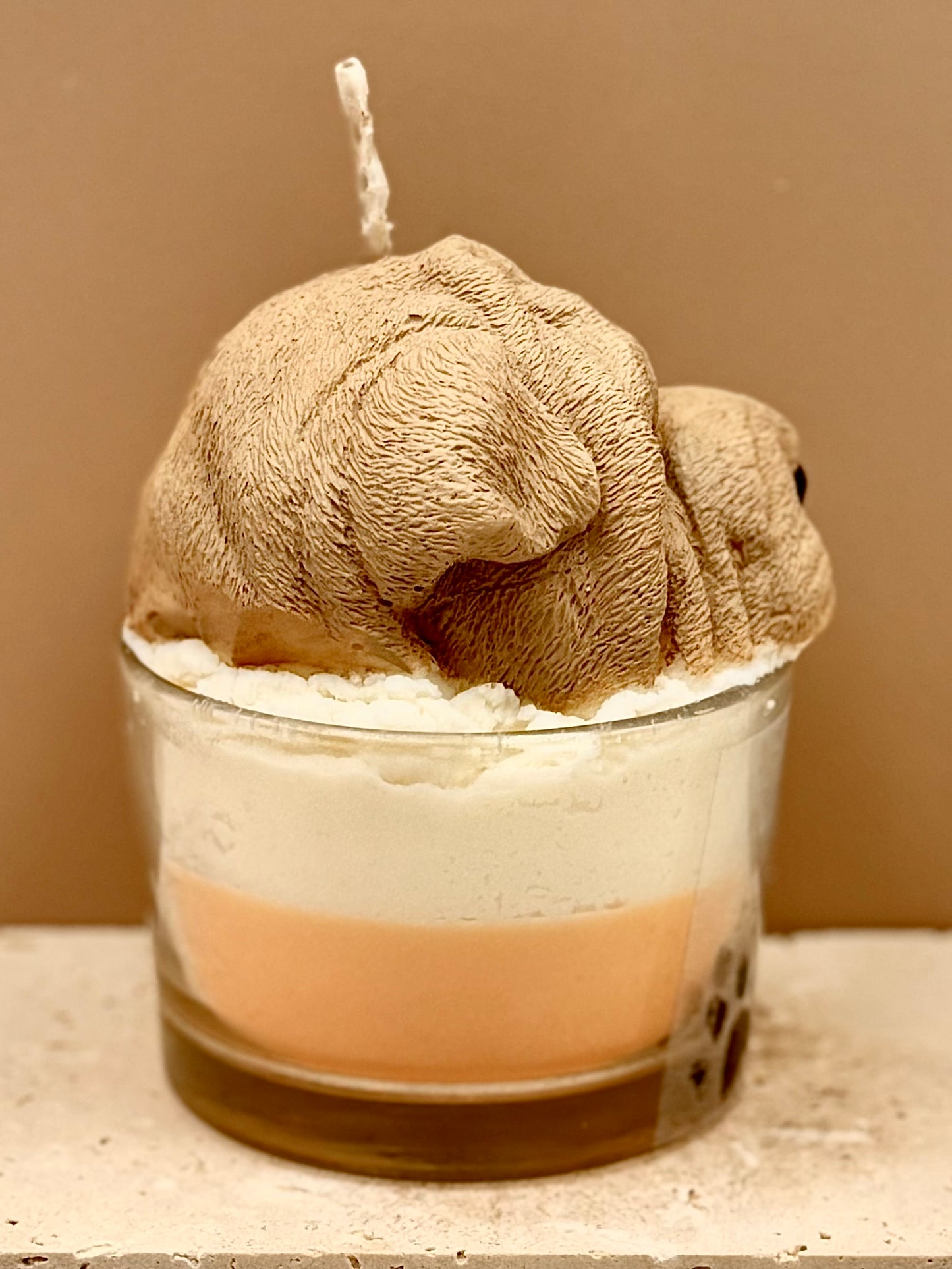 Świeca sojowa o zapachu psich łapek - Shar pei