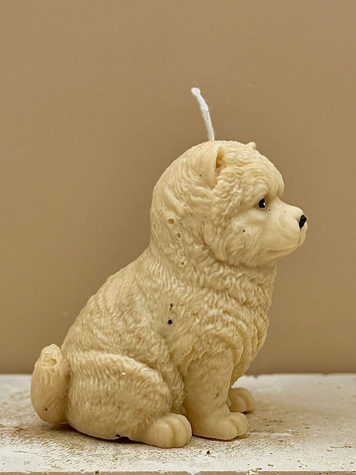 Świeca sojowa wolnostojąca - Chow chow