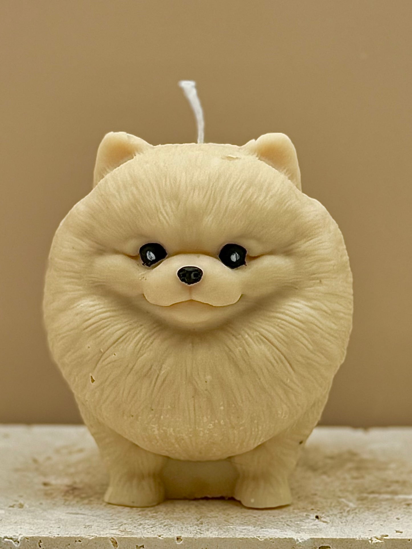 Świeca sojowa wolnostojąca - duży Pomeranian