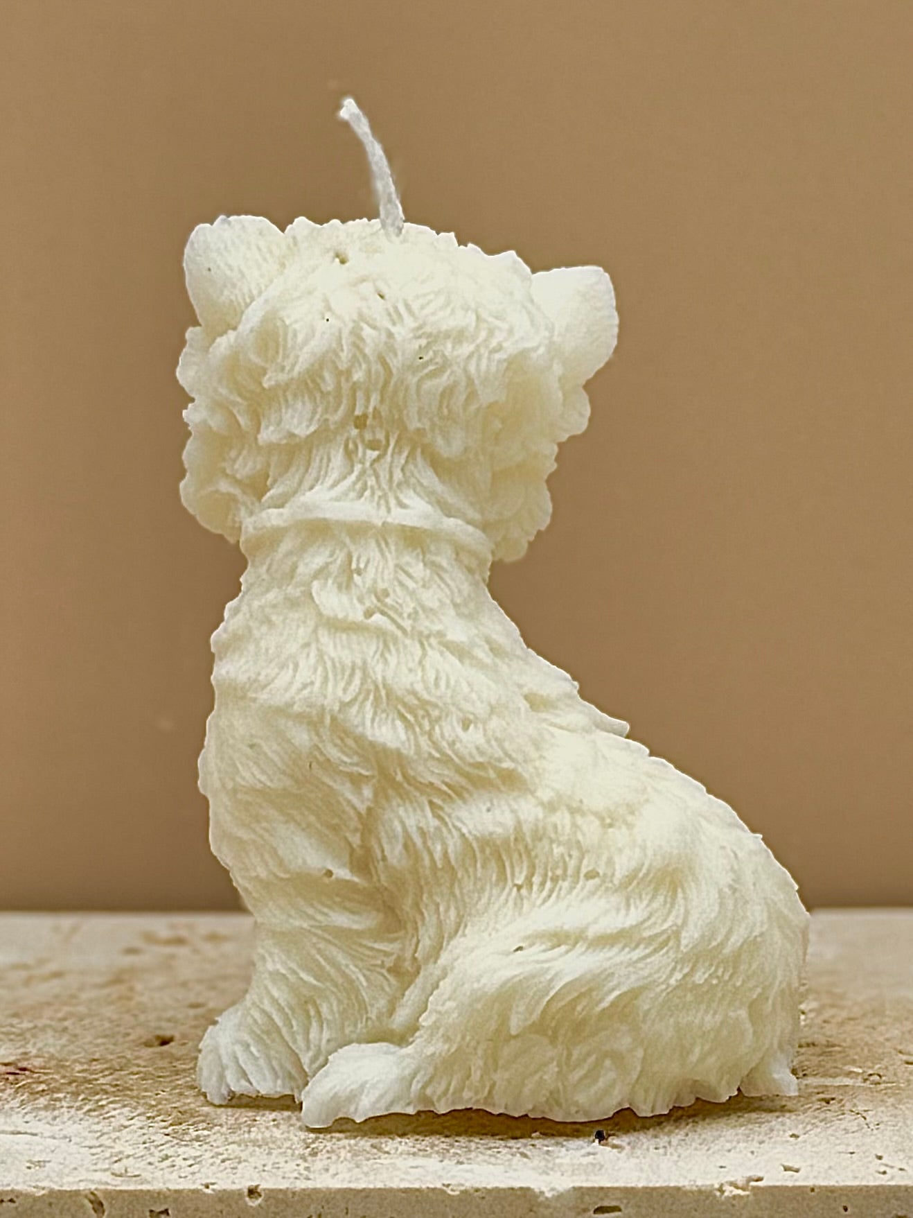 Świeca sojowa wolnostojąca - West terrier