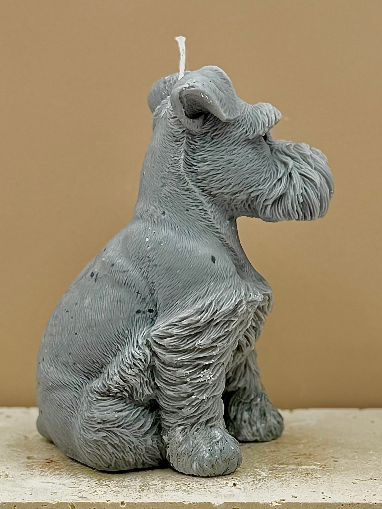 Świeca sojowa wolnostojąca - Sznaucer