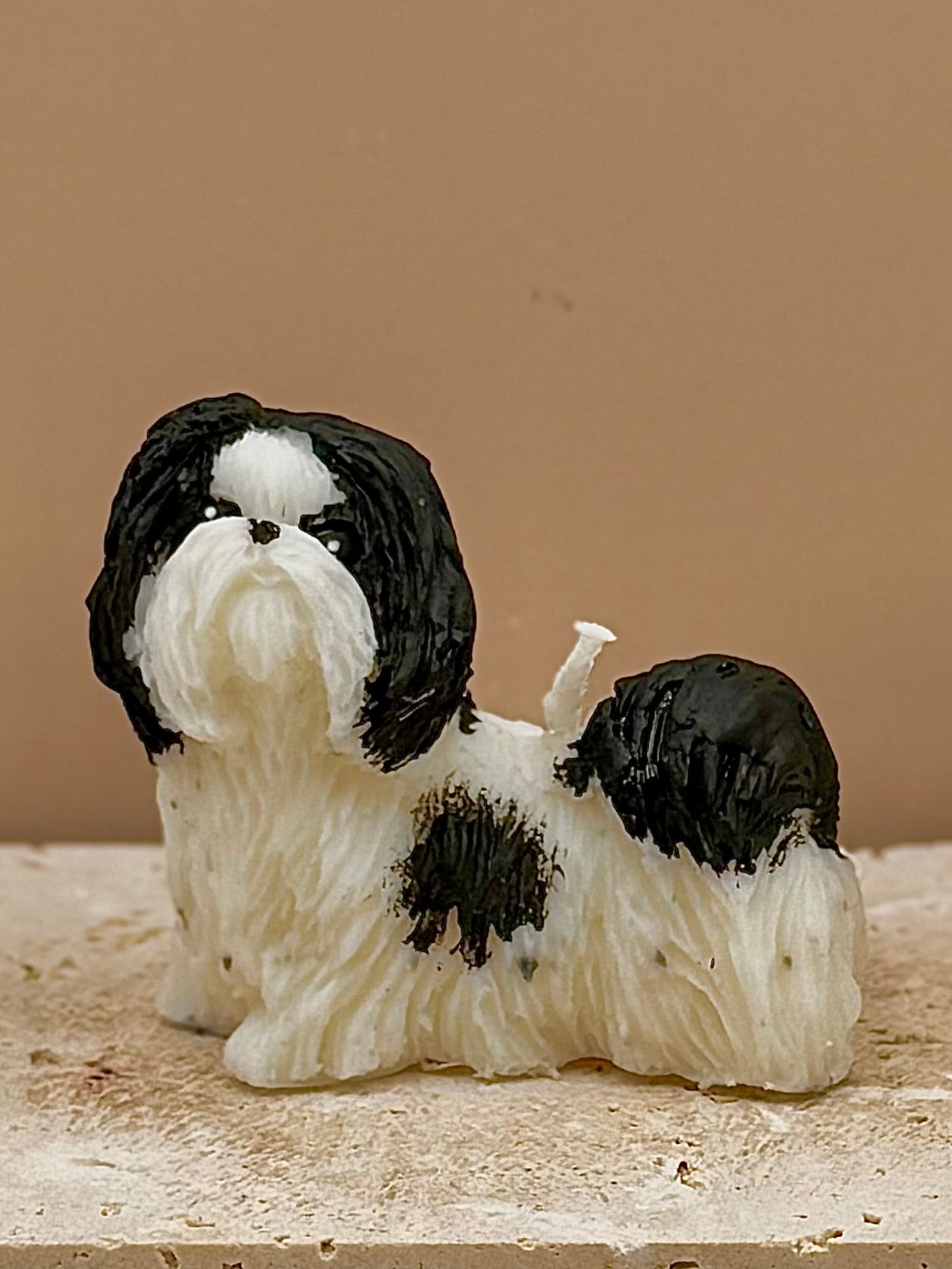 Świeca sojowa wolnostojąca - Shih tzu