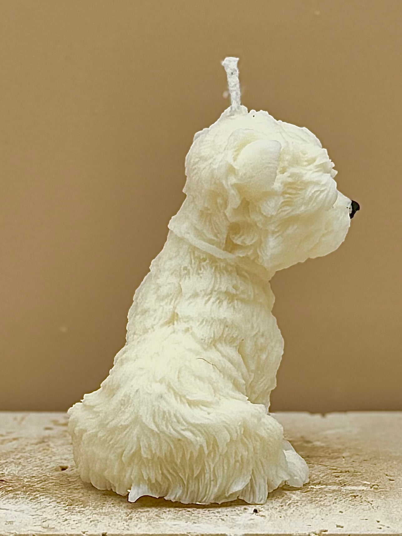 Świeca sojowa wolnostojąca - West terrier