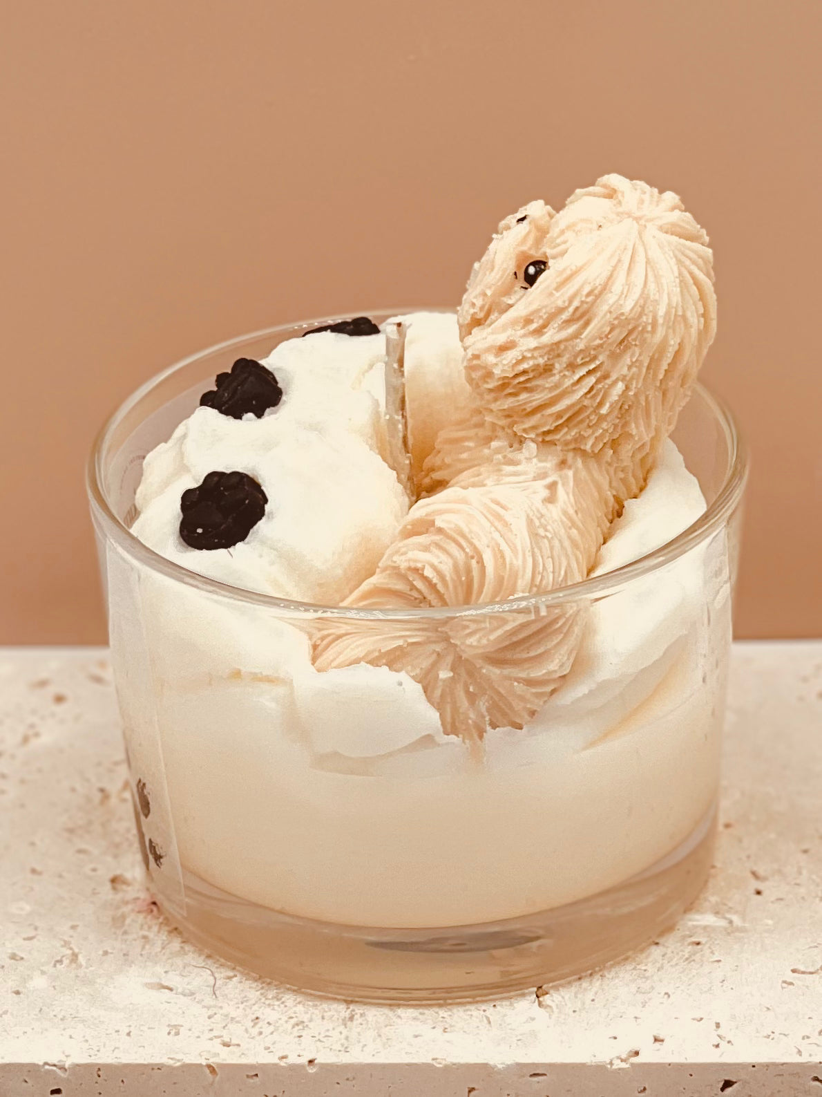 Świeca sojowa o zapachu psich łapek - Shih tzu
